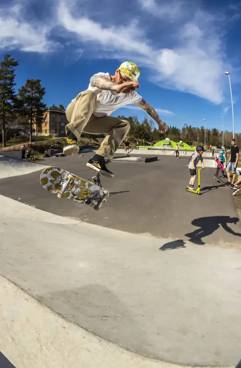 Söderhamns Skateboard-park på Norr