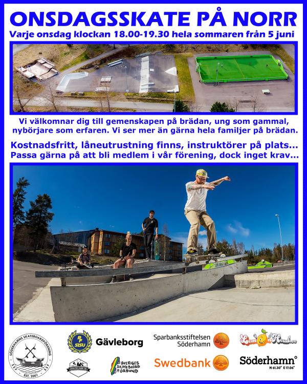 Söderhamns Skateboard-park på Norr