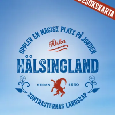 Bild på en Besökskarta Hälsingland