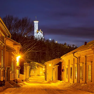 Kulturvandra på Öster en vinterdag