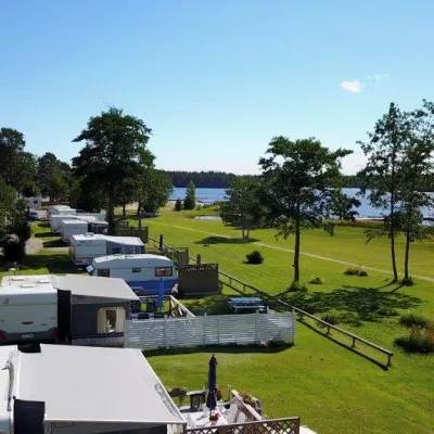 Camping vid Stenö havsbad