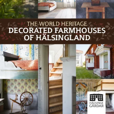 The folder, Decorated Farmhouses of Hälsingland