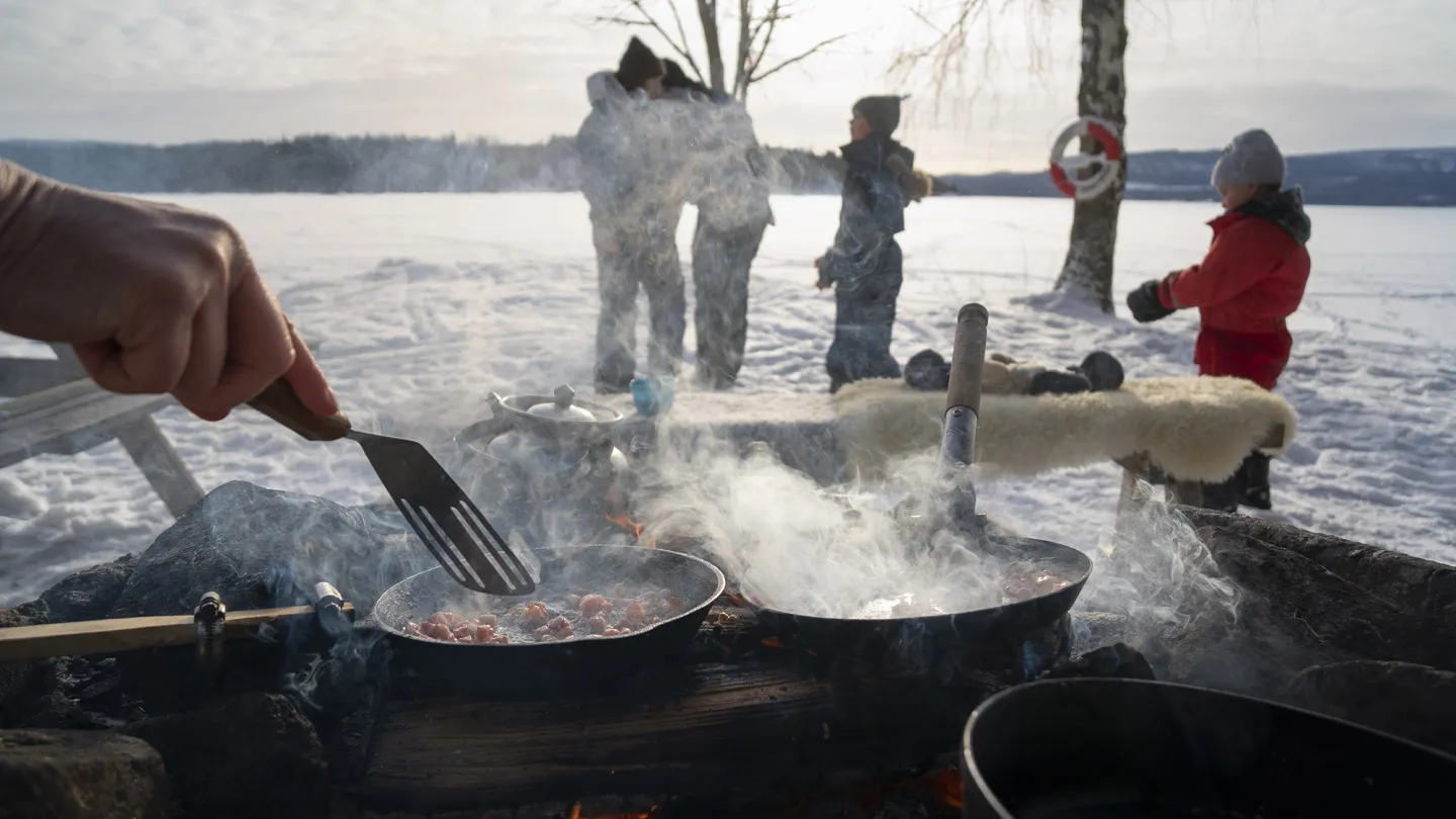 Grillning på vintern