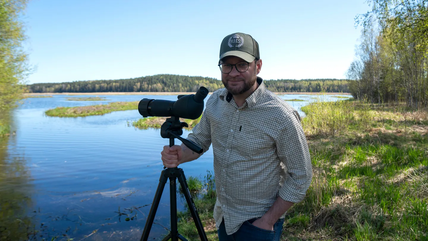 Fågelskådning vid naturreservaten Ålsjön